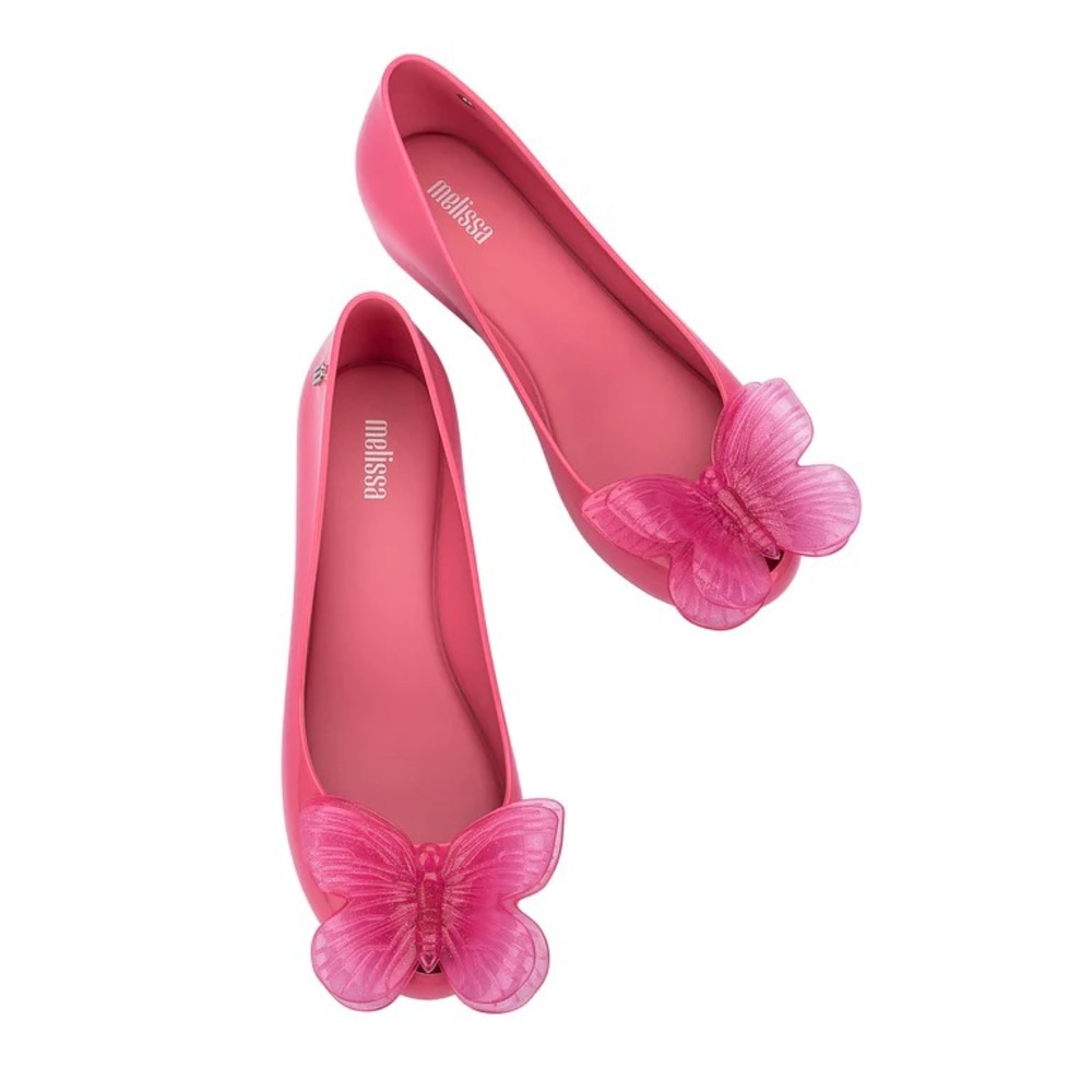 Melissa Butterflies Flats - Hot Pink